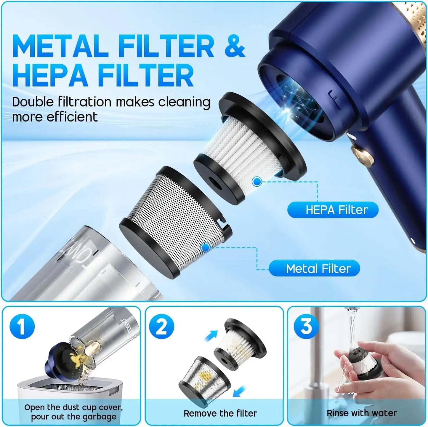 MINI ASPIRATEUR RECHARGEABLES
